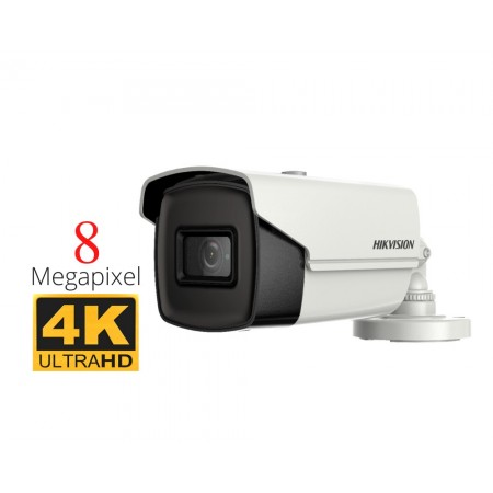 Camera supraveghere video, 8MP, exterior, IR 60M , lentila 2.8mm, UltraHD 4k Hikvision TurboHD 4.0 DS-2CE16U1T-IT3F