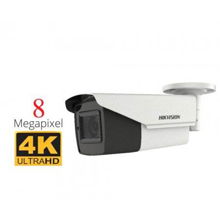 Camera supraveghere video, 5x ZoomMotorizat,8MP, IR 80M, Varifocal,UltraHD 4K Hikvision TurboHD 4.0 DS-2CE19U1T-AIT3ZF