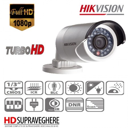 Kit supraveghere complet 4 camera Bullet , FULL HD 1080P Hikvision
