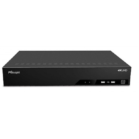 Nvr 16 canale 8Mpx - 4HDD in Raid H265+ 160 Mbps Onvif Milesight